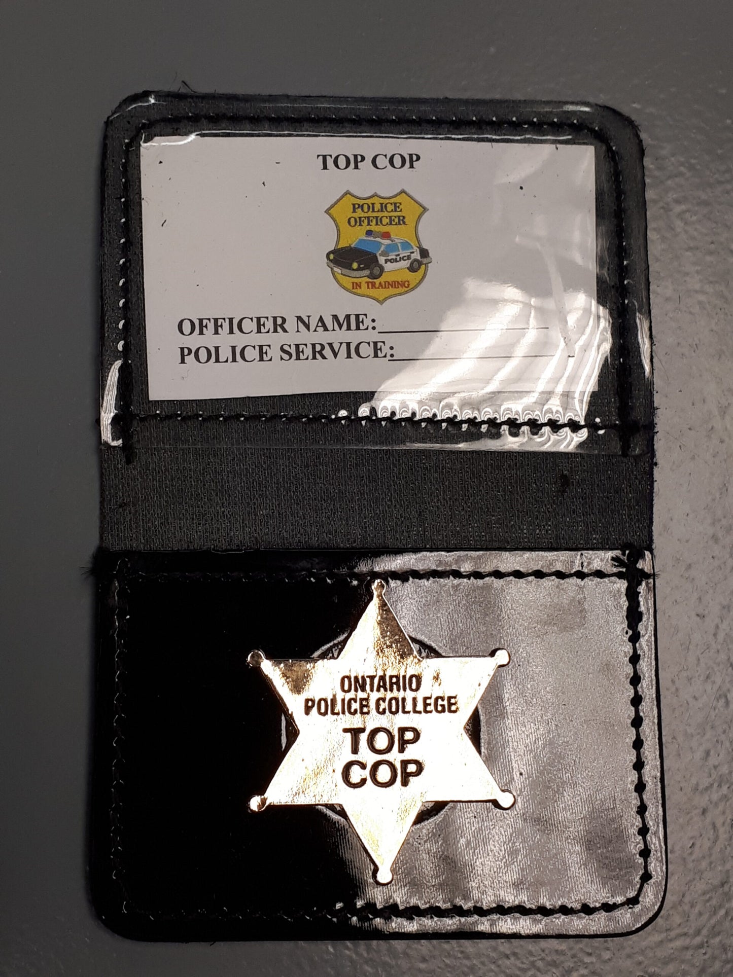 Kids Top Cop Badge Wallet