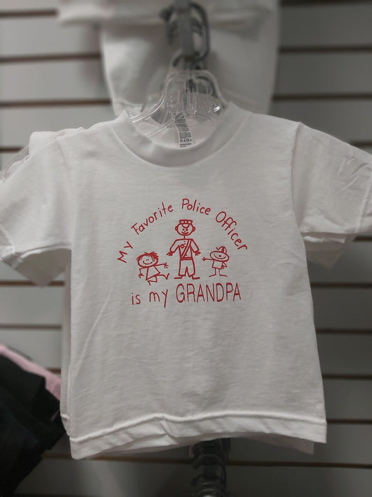 "My Favorite Police Office is my Grandpa" T-Shirt