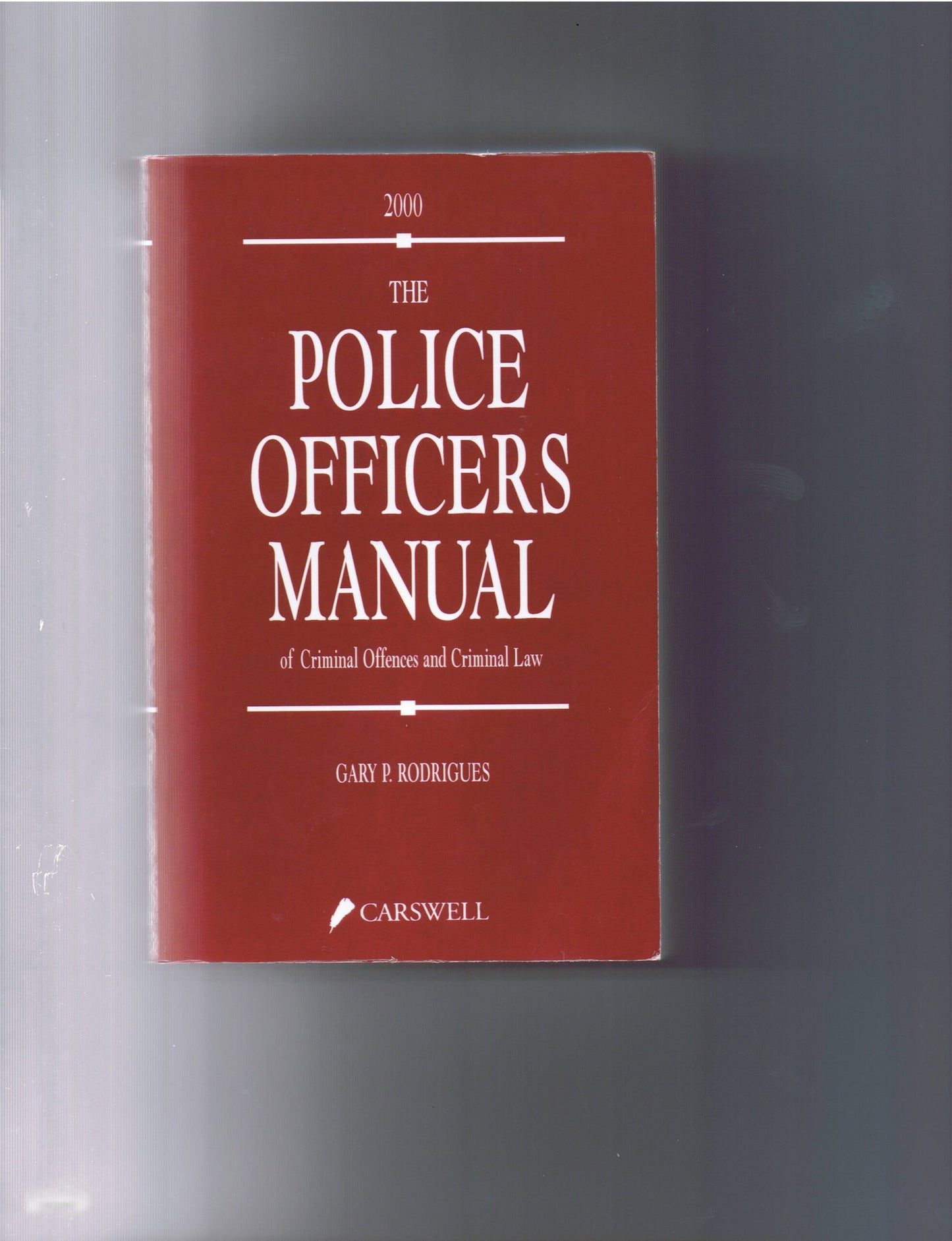 The police officers manual