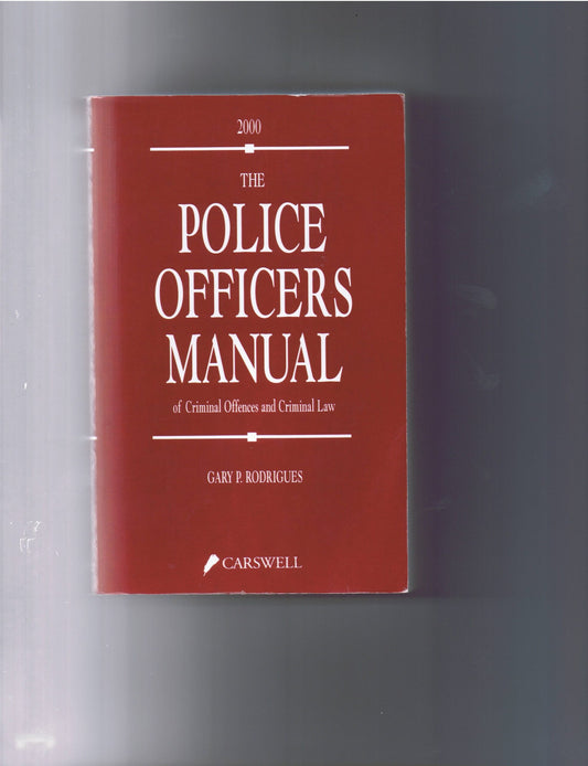 The police officers manual
