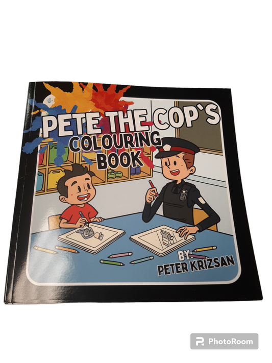 Pete the Cop Colouring Book