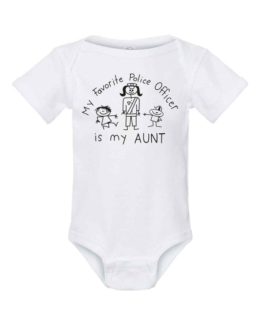 My Favorite Aunt Diaper Shirt