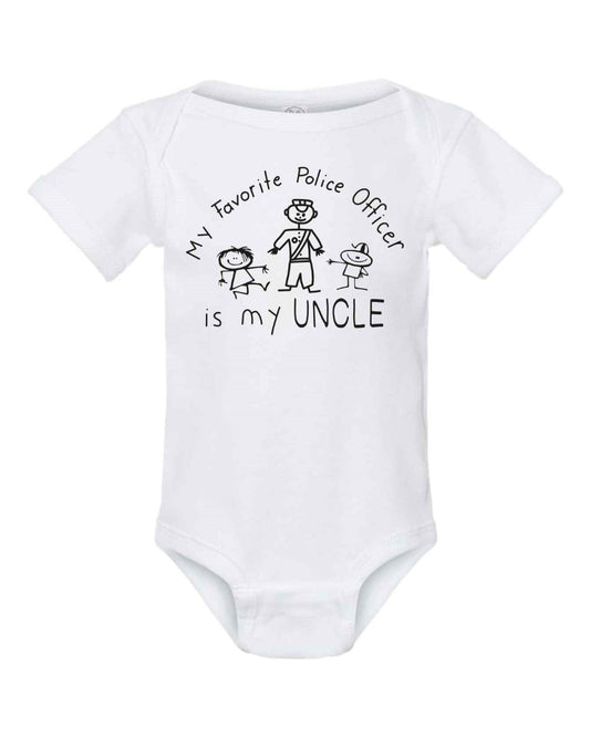 My Favorite Uncle Diaper Shirt