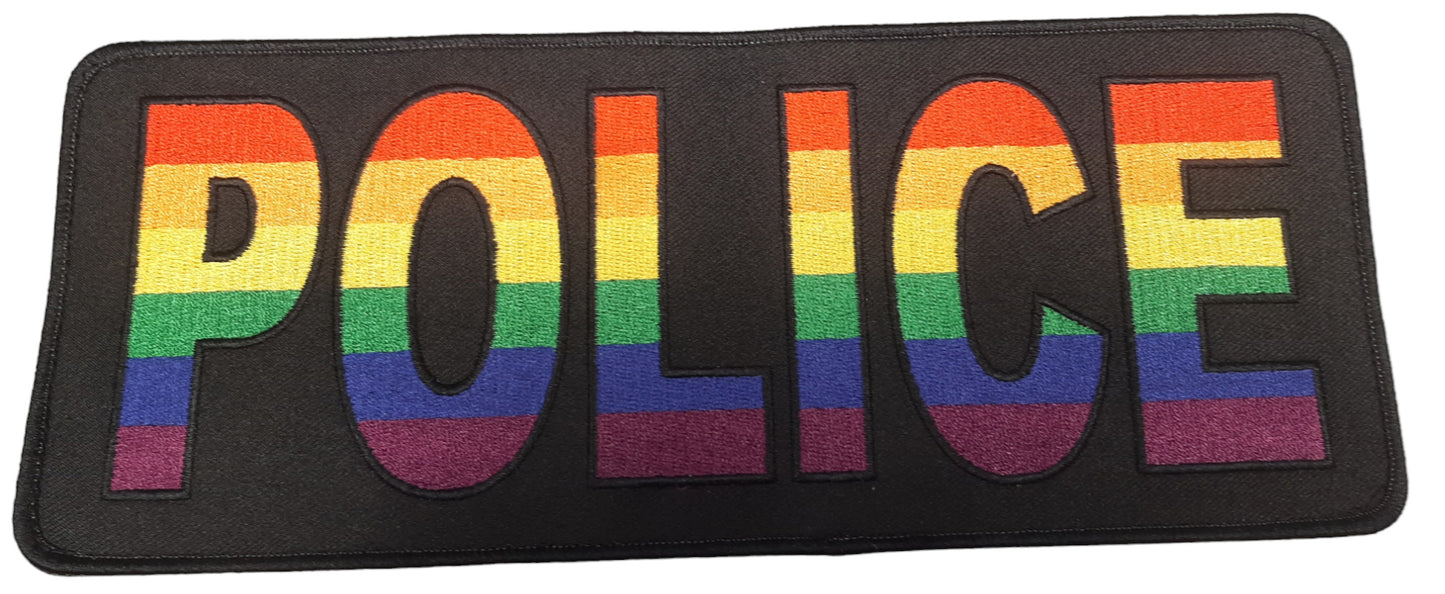 Police Velcro Vest Patch