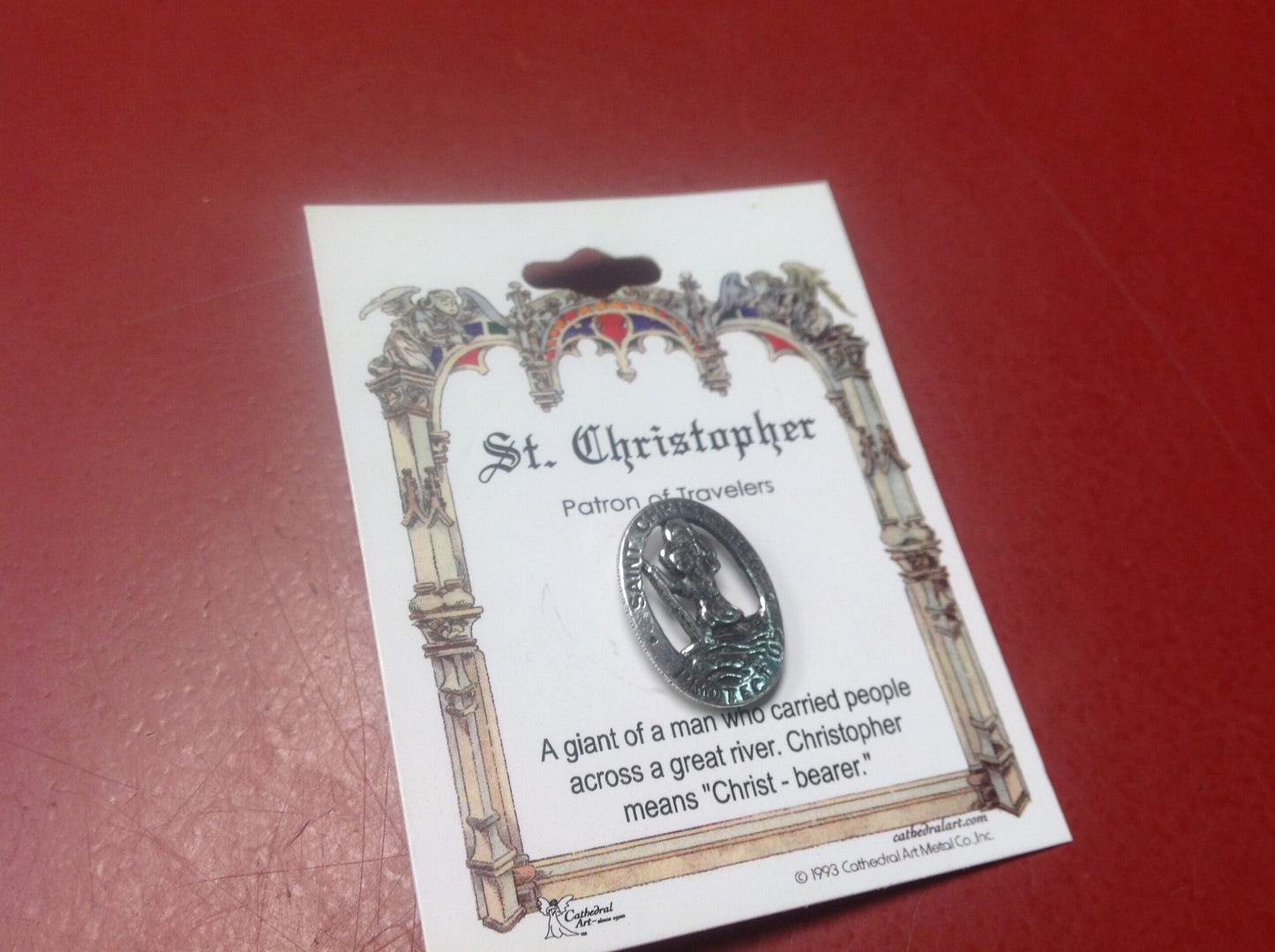 St.Christopher pin